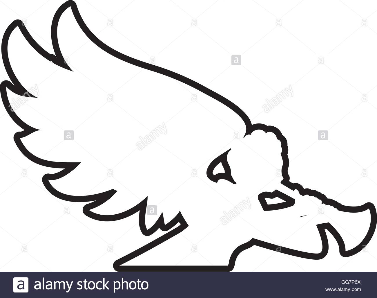 1300x1026 Angel Silhouette Fairy Wing Heaven Icon. Vector Graphic Stock