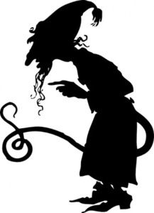 217x299 Marie Meyer Fairy Tale Silhouette Red Riding Hood. Plain Back
