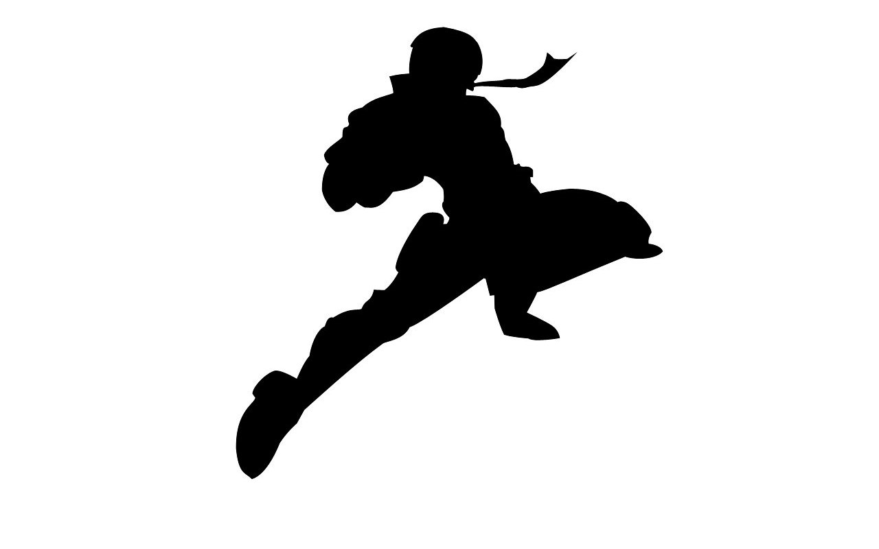 1280x800 Captain Falcon Knee Vinyl Stickerdecal