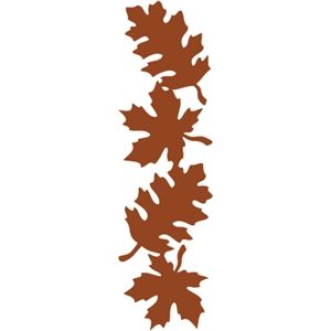 Fall Leaf Silhouette