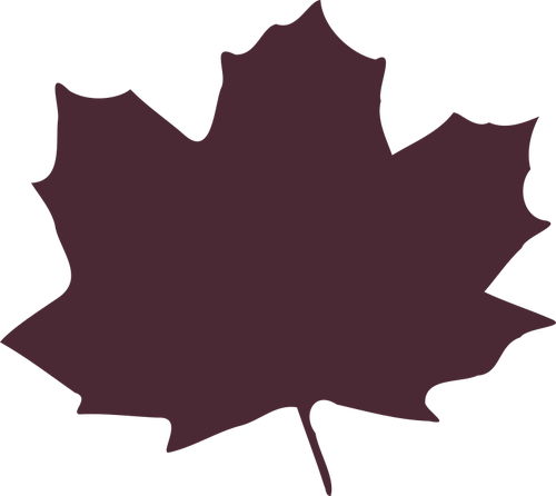 500x446 Color Maple Leaf Silhouette Vector Image Public Domain Vectors