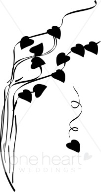 204x388 Falling Hearts Clipart Fall Wedding Clipart