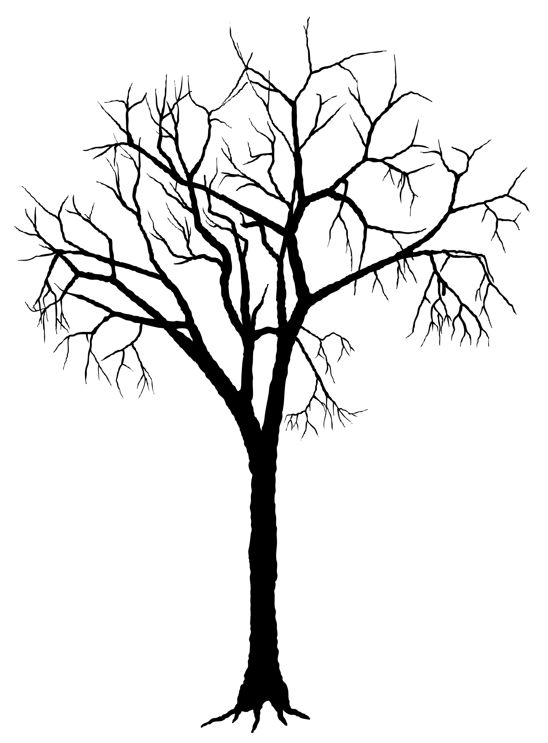 Fall Tree Silhouette at GetDrawings | Free download