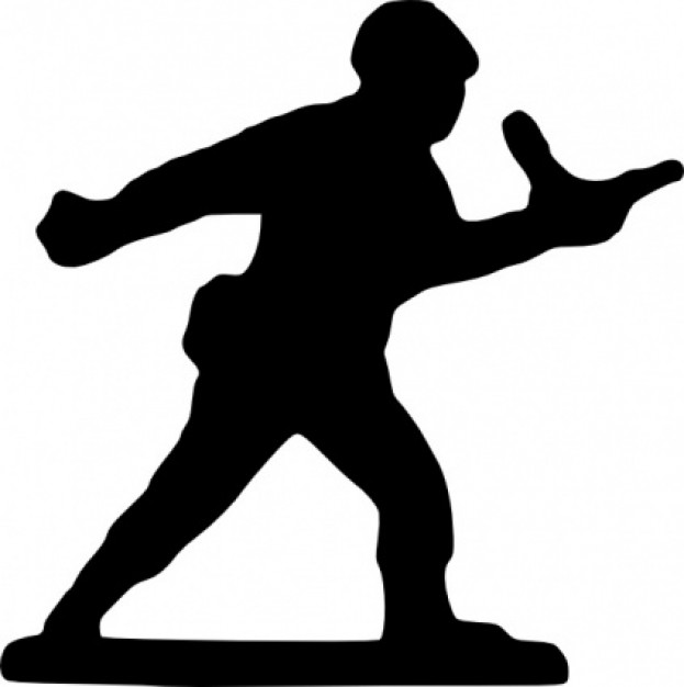 623x626 Soldier Clipart Silhouette