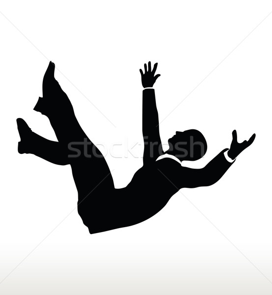 Falling Man Silhouette at GetDrawings | Free download