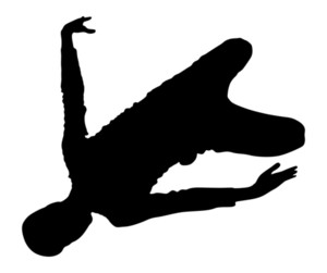 Falling Man Silhouette at GetDrawings | Free download