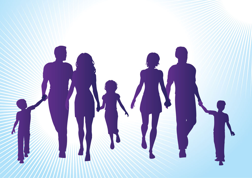 1024x725 Family Silhouettes