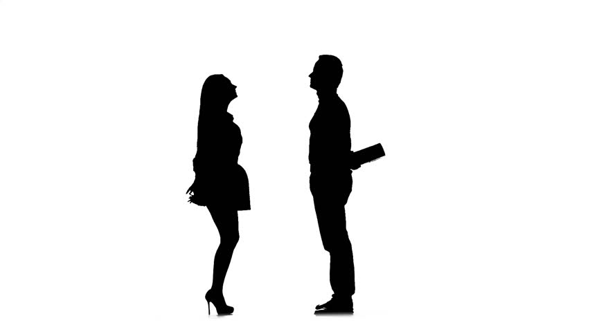 852x480 Silhouette Of Four Standing People (A Family With Childnd