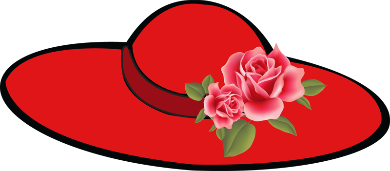 800x351 Ladies Hat Clipart