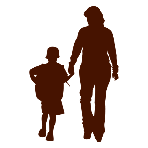 512x512 Child Mom Family Silhouette