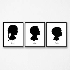 300x300 Silhouette Portraits Etsy