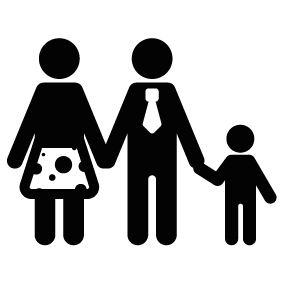 283x283 Family Silhouettes Silhouettes Of Family Free