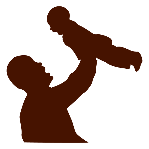512x512 Dad Child Family Silhouette