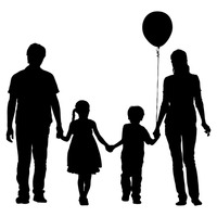 200x200 Person Persons Human Silhouette Silhouettes Relation Relations