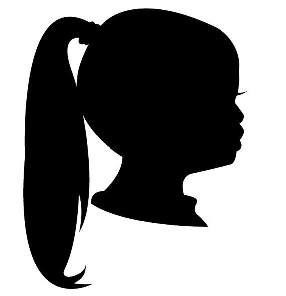 570x590 Custom Family Vector Silhouette Face Profile Silhouette Face