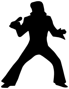242x310 Elvis Silhouette