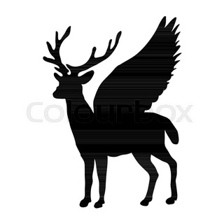 320x320 Hydra Silhouette Ancient Mythology Fantasy. Vector Illustration