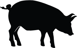 262x164 Pig Silhouette Silhouette Of Pig