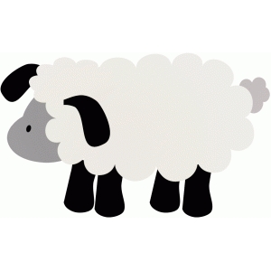 300x300 Sheep Lamb On The Farm Silhouette Design, Silhouette And Clip Art