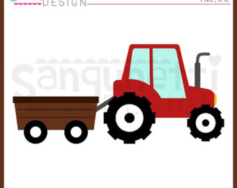 340x270 Tractor Clipart Etsy