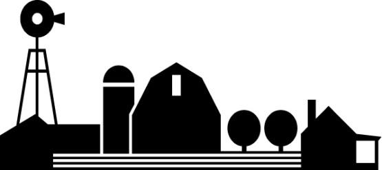 555x247 Barn Silhouette Clip Art