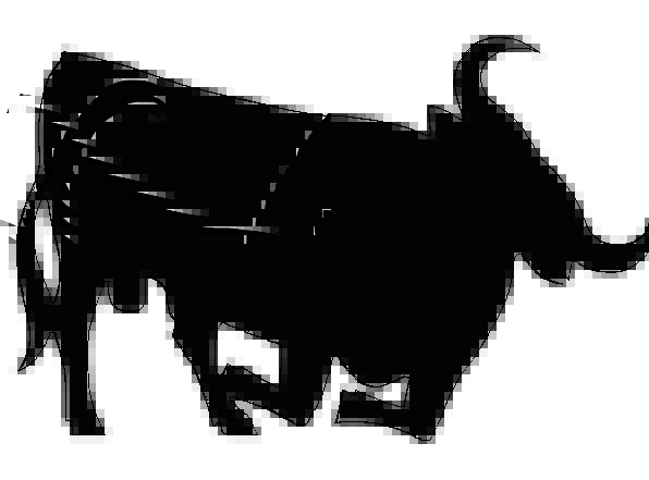 596x441 Bull, Decree, Outline, Farm, Farmhouse, Silhouette, Horns, Sirens