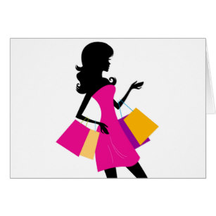 307x307 Fashion Girls Silhouette Cards
