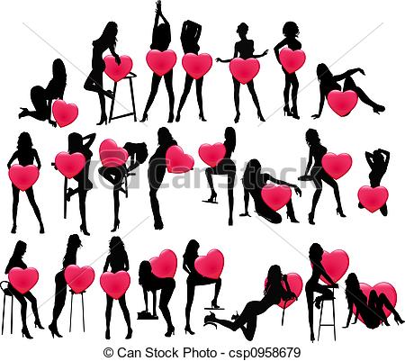 450x401 Fashion Girls Illustration Stock Illustration
