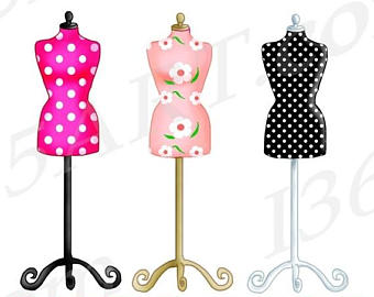 340x270 Fashion Clipart Dress Mannequin