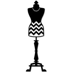 236x236 Vintage Fashion Mannequins Silhouettes Letterhead Fashion