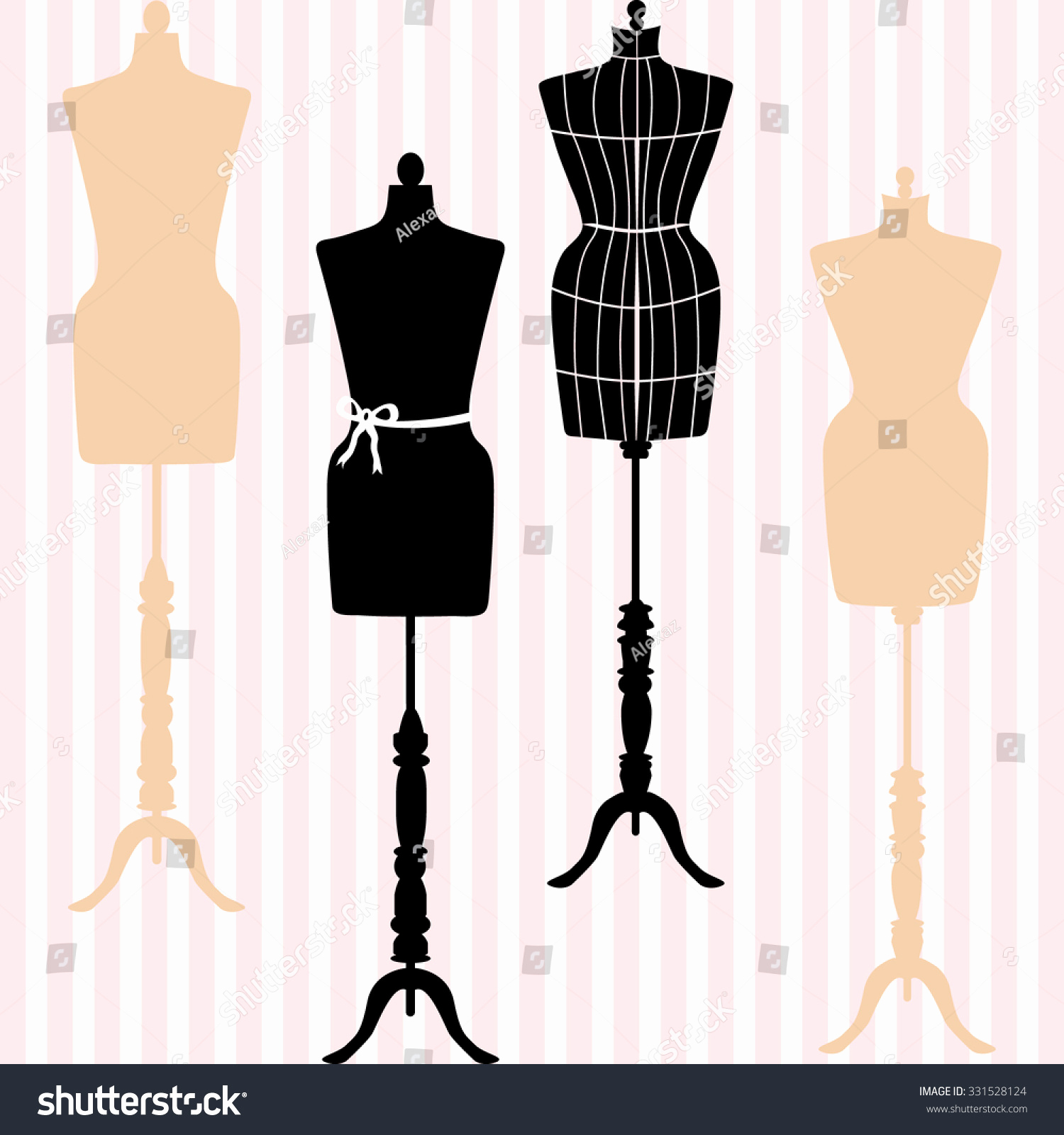 Fashion Mannequin Silhouette at GetDrawings | Free download