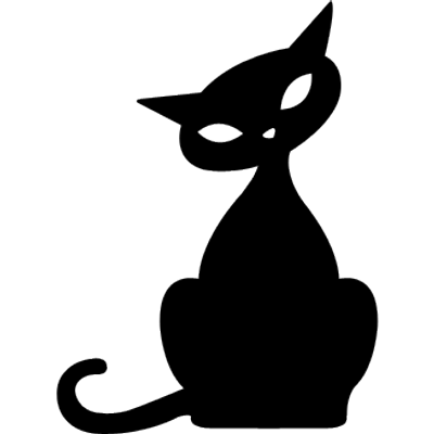 Fat Cat Silhouette at GetDrawings | Free download