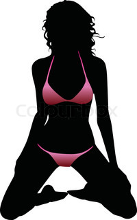 200x320 Fat And Thin Woman, Vector Illustration, Normal, Anorexia Body Art