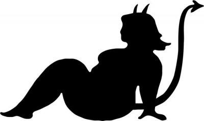 400x238 Fat Girl Vinyl Decal Sticker 2