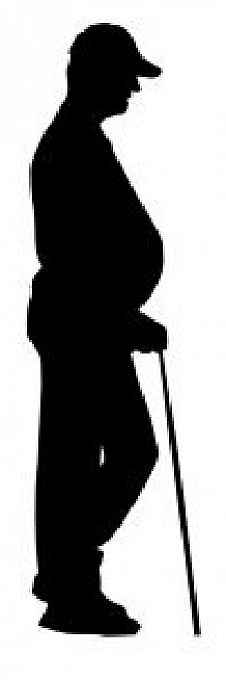 208x626 Fat Old Man Photo Free Download