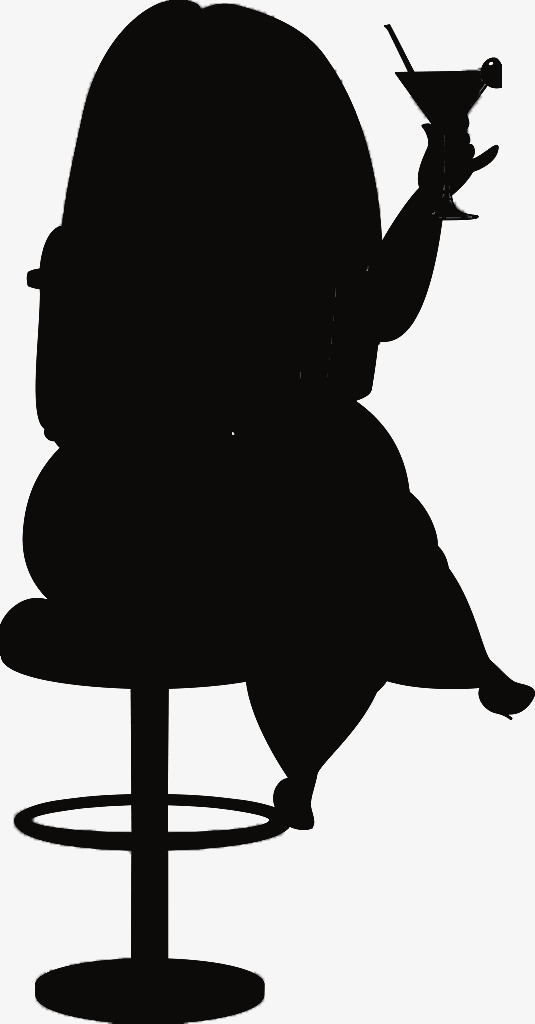 535x1024 Take Glasses Fat Woman Black Silhouette, Woman, Black, Sketch Png