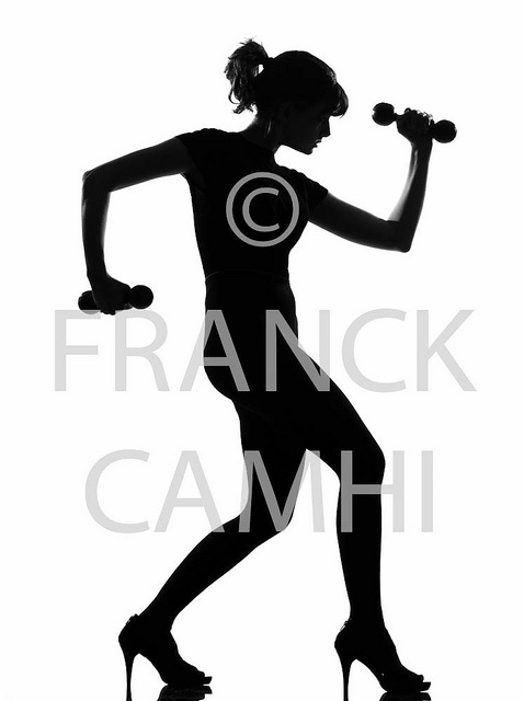 478x640 Full Length Silhouette In Shadow Of A Young Woman Workout Body