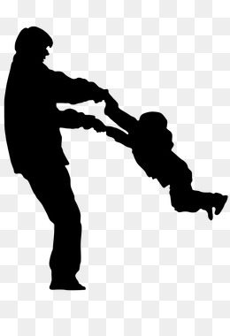 260x380 Father And Son Hugging Silhouette Creative Park, Father And Son