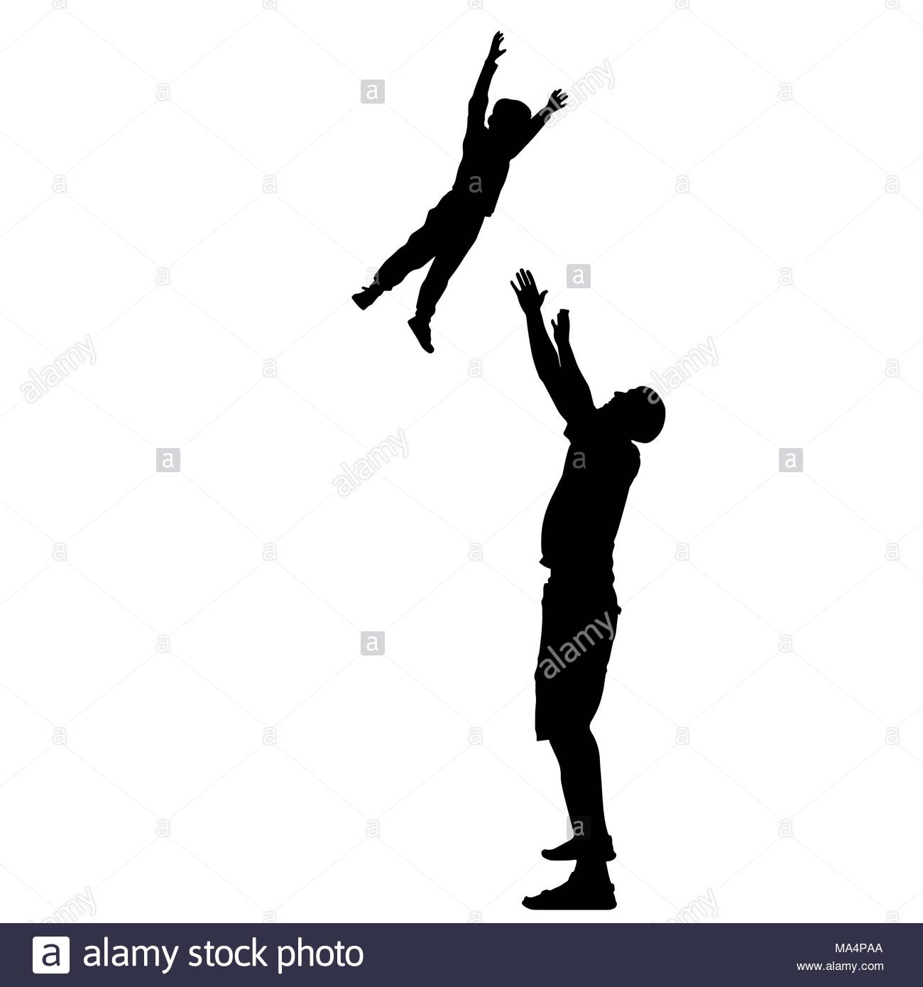 1300x1390 Father Son Silhouette Black And White Stock Photos Amp Images