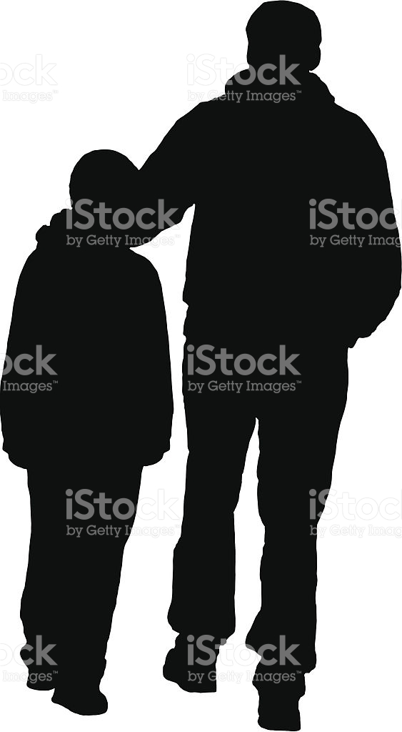 563x1024 Father And Son Clipart