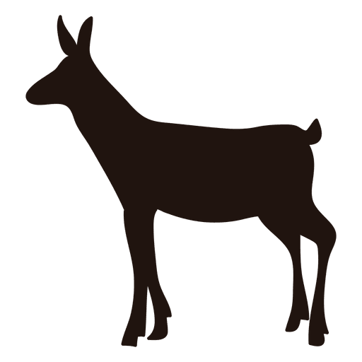 512x512 Deer Silhouette Standing 54
