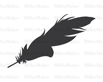 340x270 Feather Silhouette Etsy