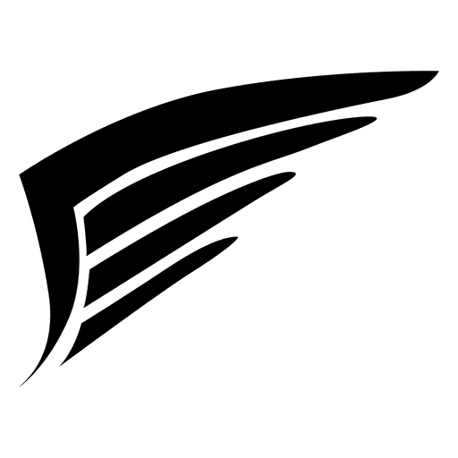 512x512 Feather Wing Silhouette