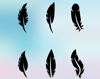 340x270 Tribal Feather Svg Etsy