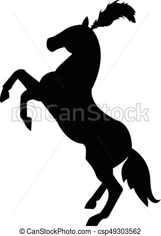 321x470 Circus Horse Silhouette With Feathers On Head, Horse Logo Clip