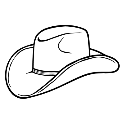 400x400 Cowboy Silhouette Transparent Png