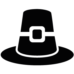 283x283 Pilgrim Hat Silhouette Silhouette Of Pilgrim Hat