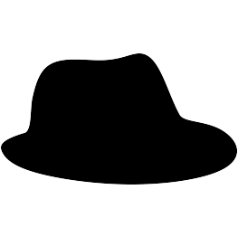 Fedora Silhouette at GetDrawings | Free download