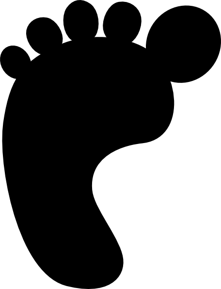 456x596 Baby Feet Clip Art