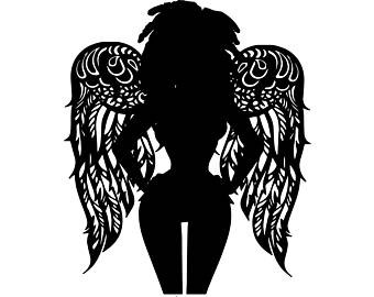 340x270 Female Angel Art Etsy